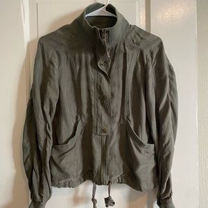 Anthropologie light bomber jacket